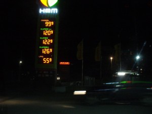 historische Kraftstoffpreise