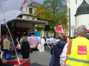 Gewerkschafts Kundgebung zum 1. Mai