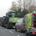 Landwirte aus NRW auf dem Weg nach Berlin