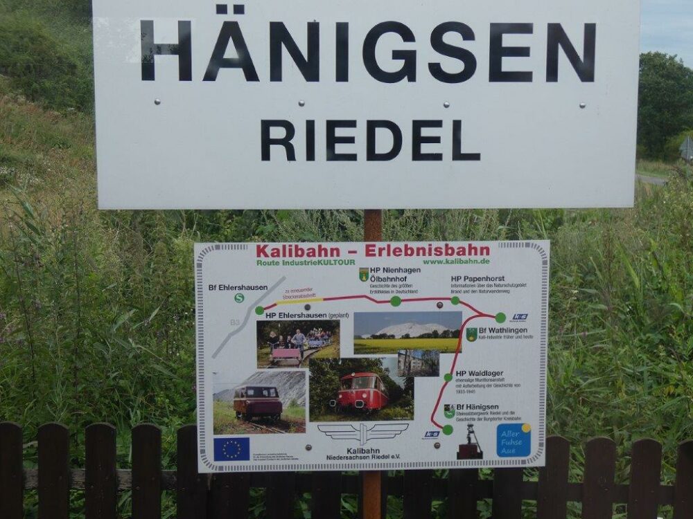 Bahnsteig Riedel in Haenigsen