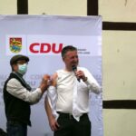 CDU-Parteichef Oliver Sieke laesst sich impfen