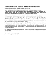 Vollsperrung Vor dem Celler Tor pdf