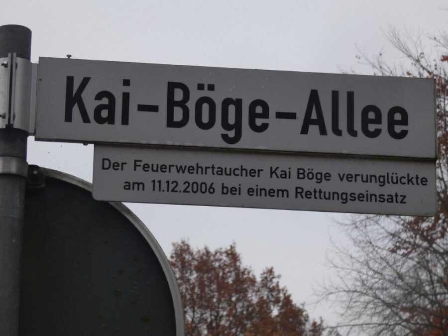 im Einsatz verunglueckter Feuerwehrtaucher Kai Boege im Einsatz verunglueckter Feuerwehrtaucher Kai Boege