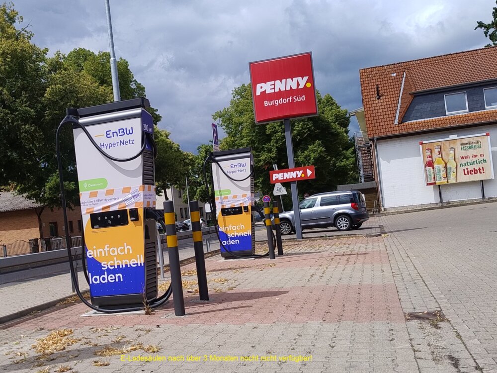 E Ladesaeulen bei Penny am 20.07.2026 E Ladesaeulen bei Penny am 20.07.2026