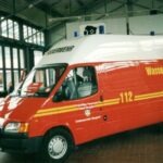 Wasserrettunswagen Feuerwehr Burgdorf 41 47 012 Wasserrettungswagen